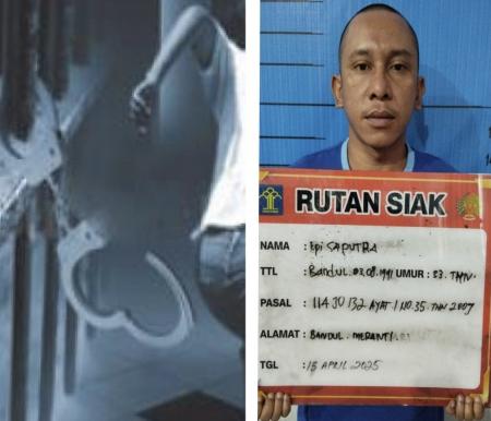 Terpidana Mati Kasus Narkoba Kabur dari Lapas Siak: 2 Tertangkap, Satu Masih Buron